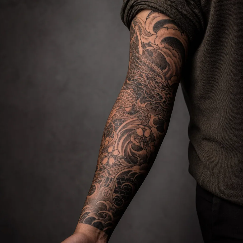 Bras japonais sleeve