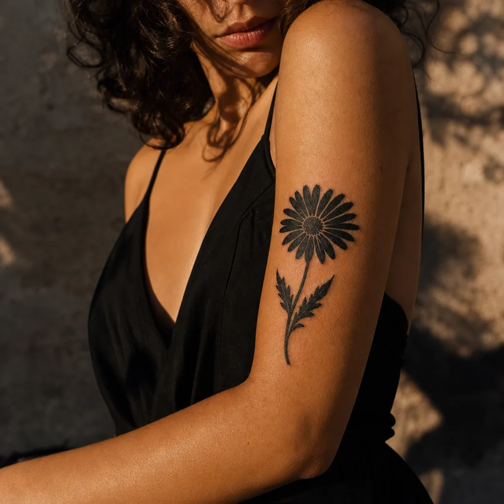 Marguerite blackwork