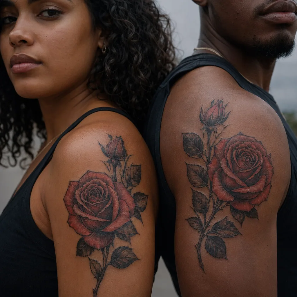 Roses neo-traditionnelles