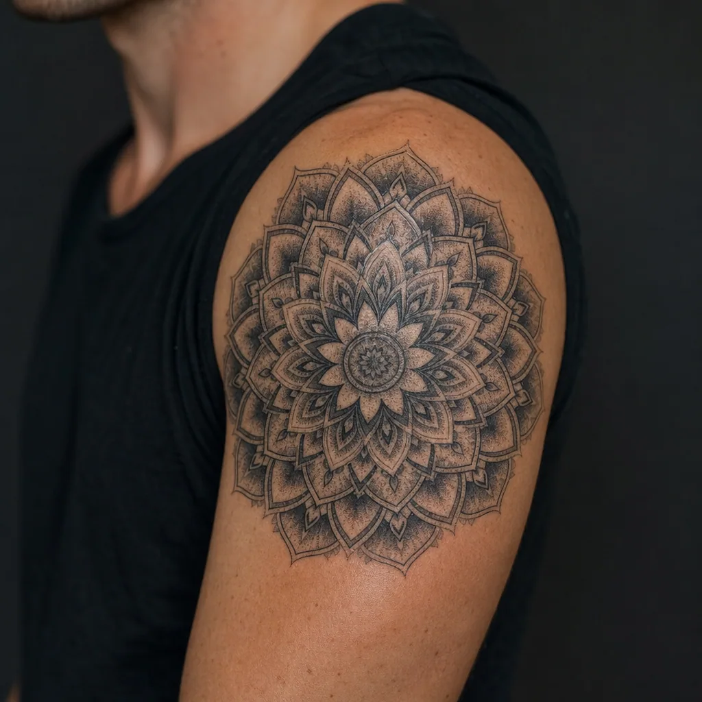 Mandala micro-réaliste