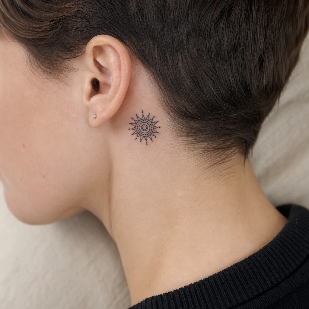 Mandala solaire miniature