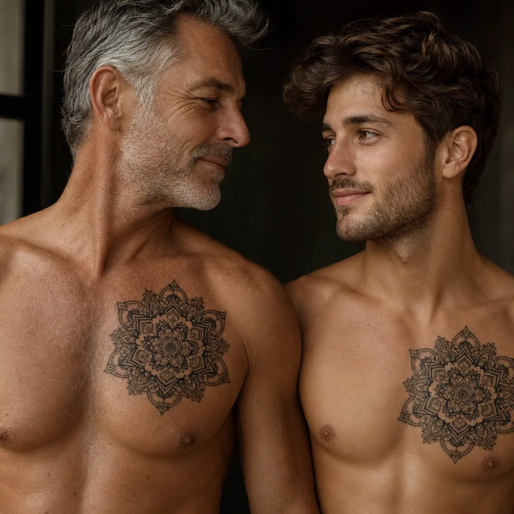 Mandala famille ornemental