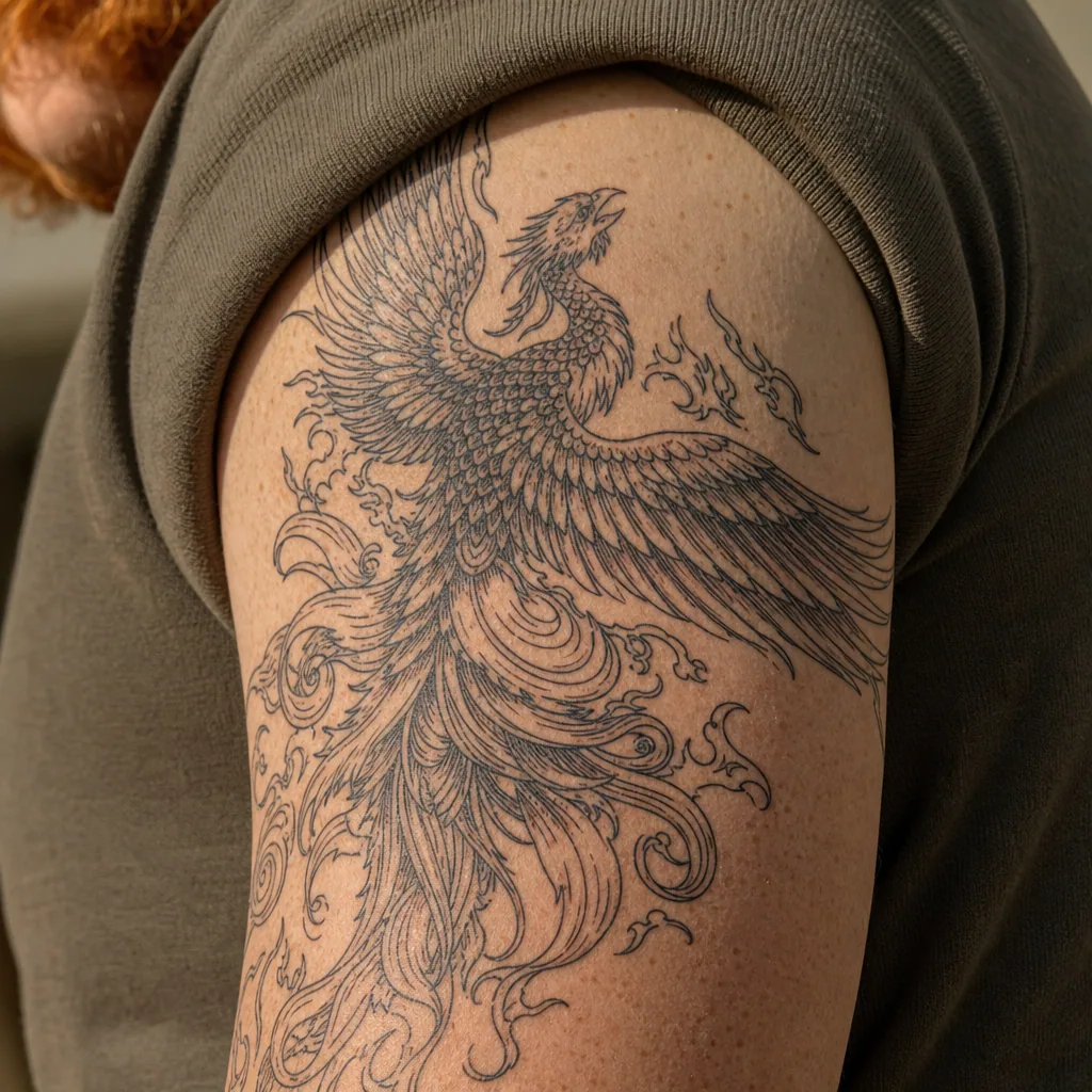Phenix japonais irezumi