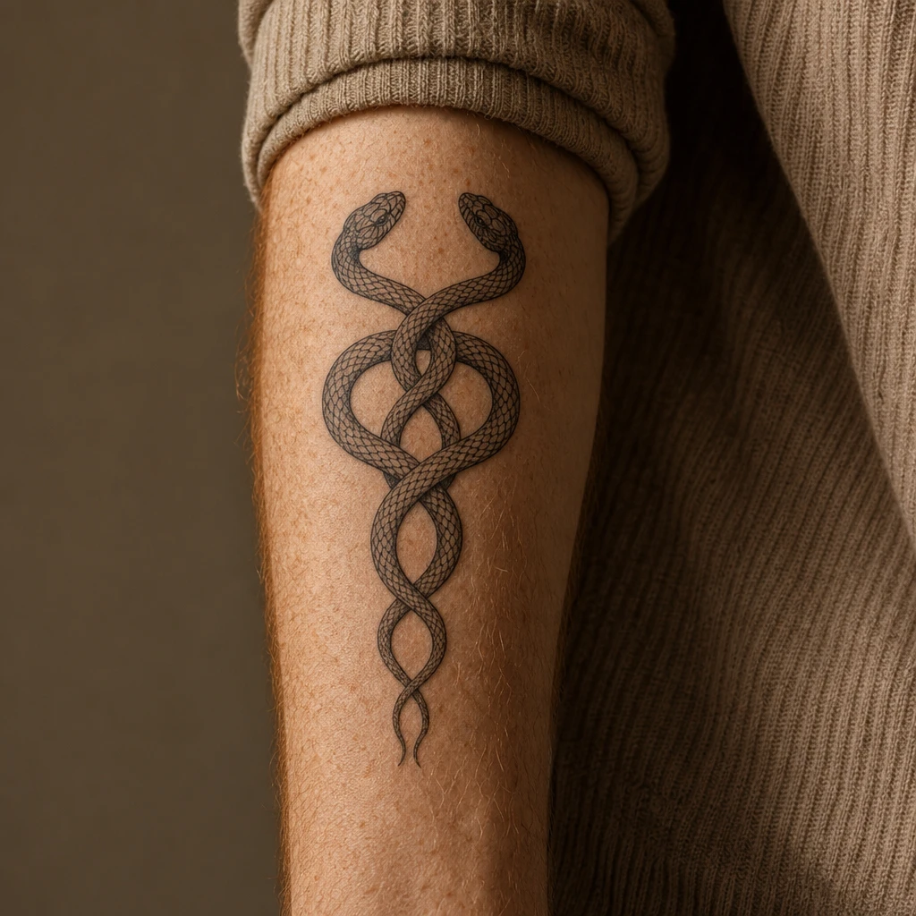 Double serpent symetrique